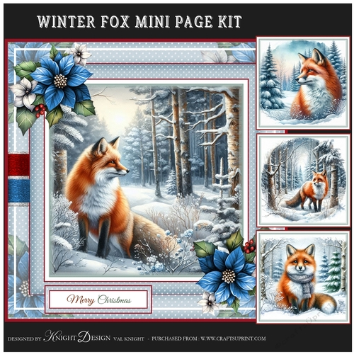 Winter Fox Mini Page Kit