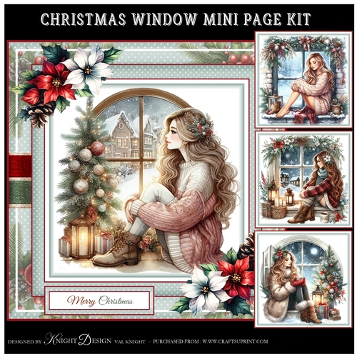 Christmas Window Mini Page Kit