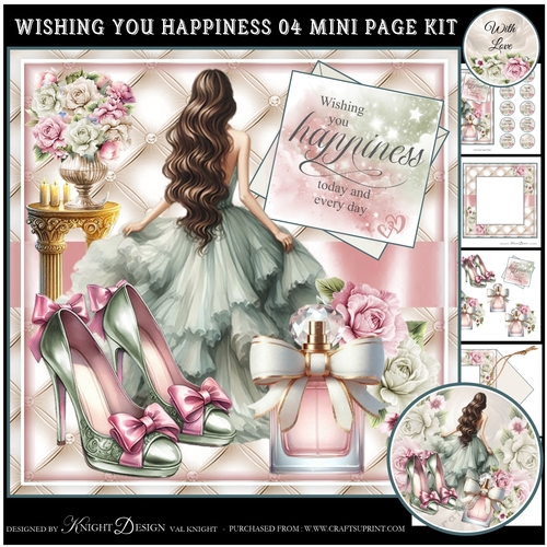 Wishing You Happiness 04 Mini Page Kit