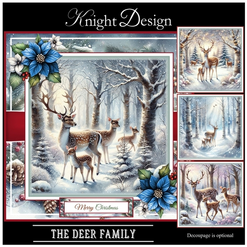 The Deer Family Mini Page Kit