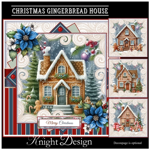 Christmas Gingerbread House Mini Page Kit