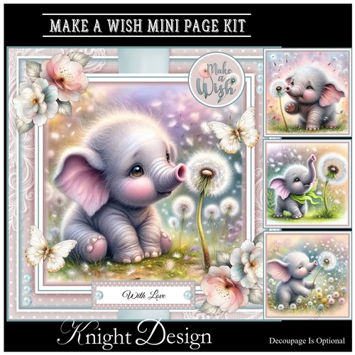Make A Wish Mini Page Kit