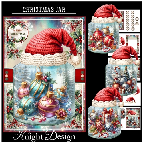 Christmas Jar Mini Page Kit