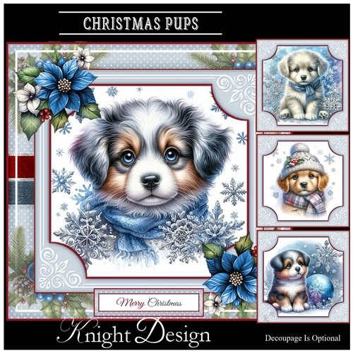 Christmas Pups Mini Page Kit