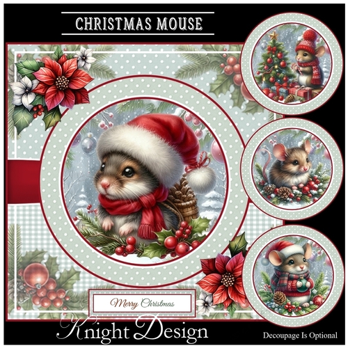 Christmas Mouse Mini Page Kit