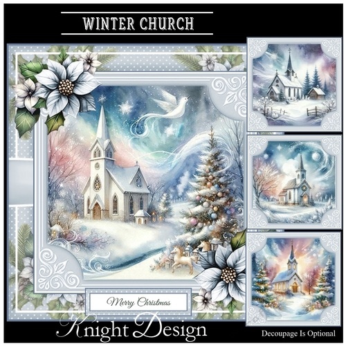 Winter Church Mini Page Kit