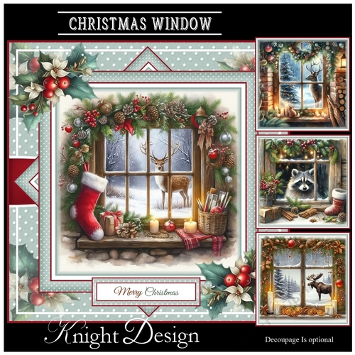 Christmas Window Mini Page Kit