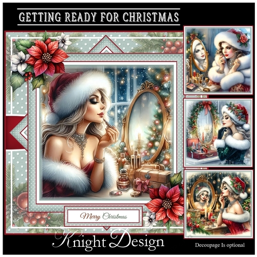 Getting Ready For Christmas Mini Page Kit