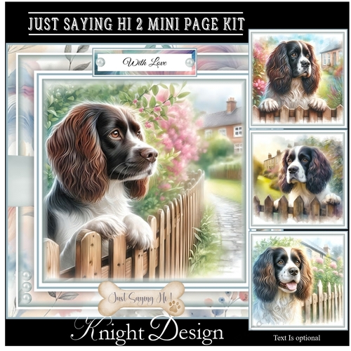 Just Saying Hi 2 Mini Page Kit