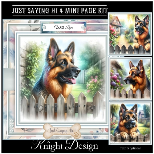 Just Saying Hi 4 Mini Page Kit