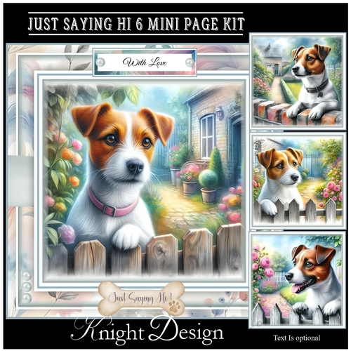 Just Saying Hi 6 Mini Page Kit