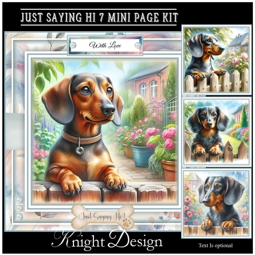 Just Saying Hi 7 Mini Page Kit