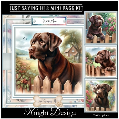 Just Saying Hi 8 Mini Page Kit