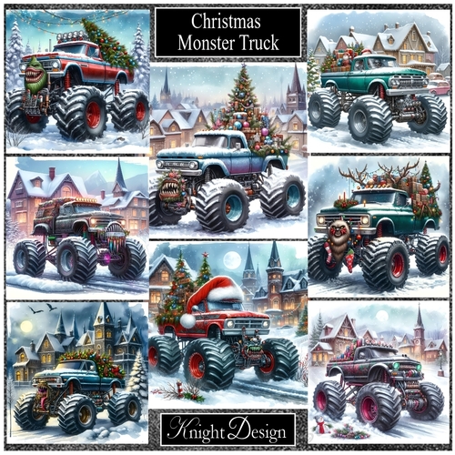 Christmas Monster Truck