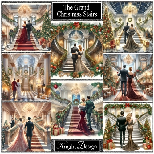 The Grand Christmas Stairs