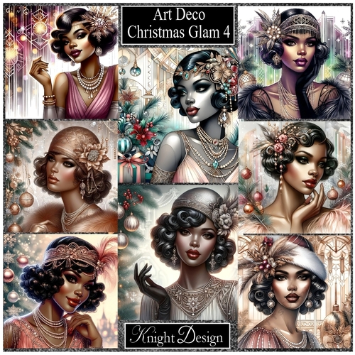 Art Deco Christmas Glam 4