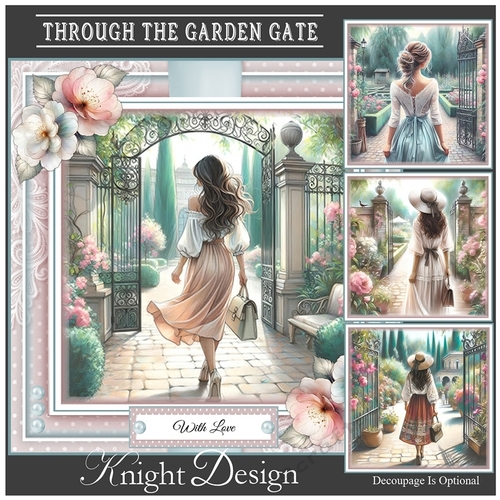 Through The Garden Gate Mini Page Kit