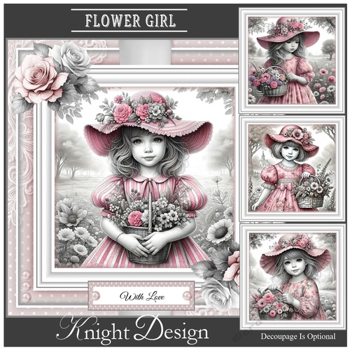 Flower Girl Mini Page Kit