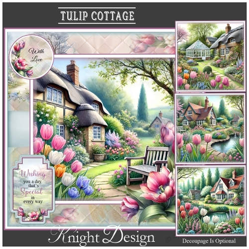 Tulip Cottage Mini Page Kit