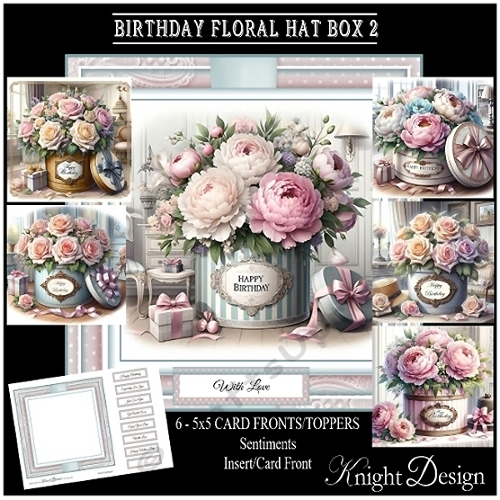 Birthday Floral Hat Box 2