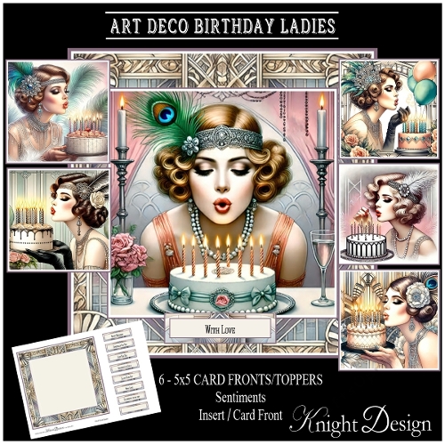 Art Deco Birthday Ladies
