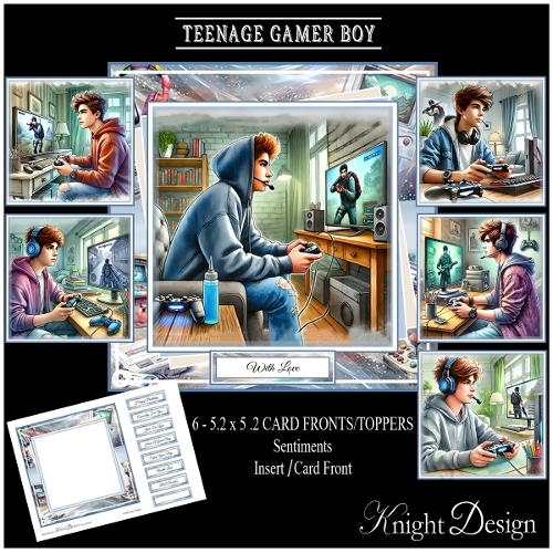 Teenage Gamer Boy