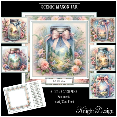 Scenic Mason Jar