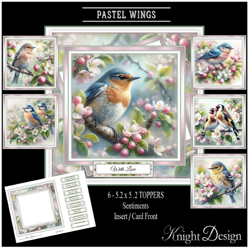 Pastel Wings Mini Page Kit