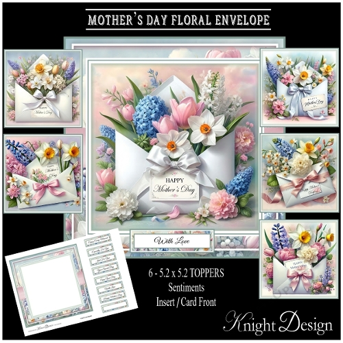 Mothers Day Floral Envelope