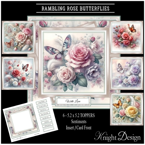 Rambling Rose Butterflies