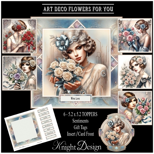 Art Deco Flowers For You