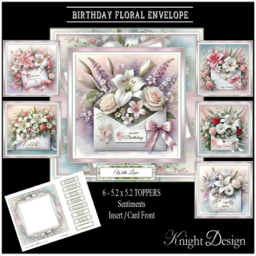 Birthday Floral Envelope