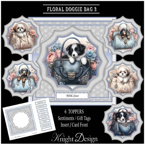 Floral Doggy Bag 3 Mini Page Kit