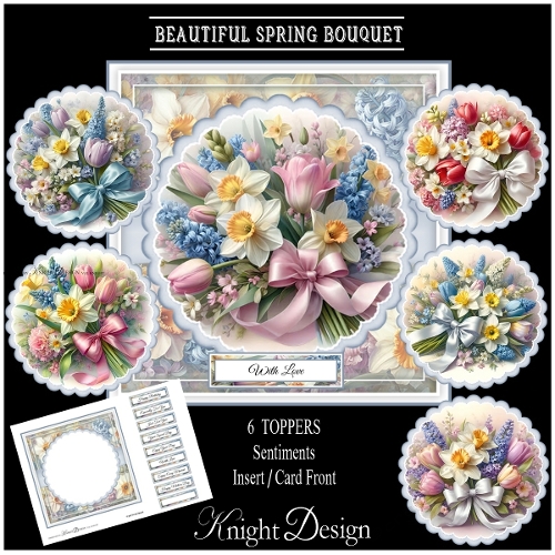 Beautiful Spring Bouquet Mini Page Kit