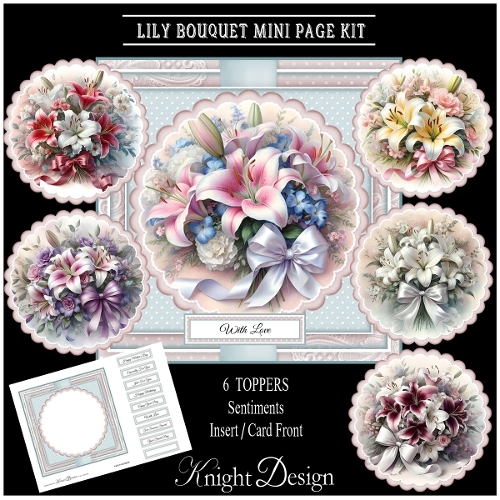 Lily Bouquet Mini Page Kit