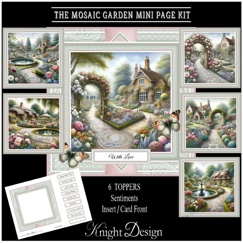 The Mosaic Garden Mini Page Kit