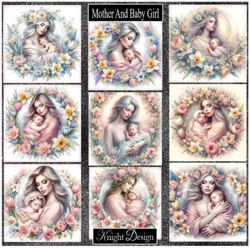 Mother And Baby Girl