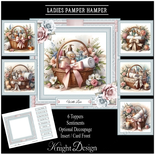 Ladies Pamper Hamper Mini Page Kit