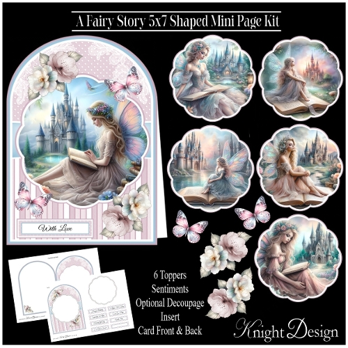 A Fairy Story - 5x7 Shaped Mini Page Kit
