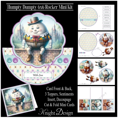 Humpty Dumpty Rocker Shaped Mini Kit