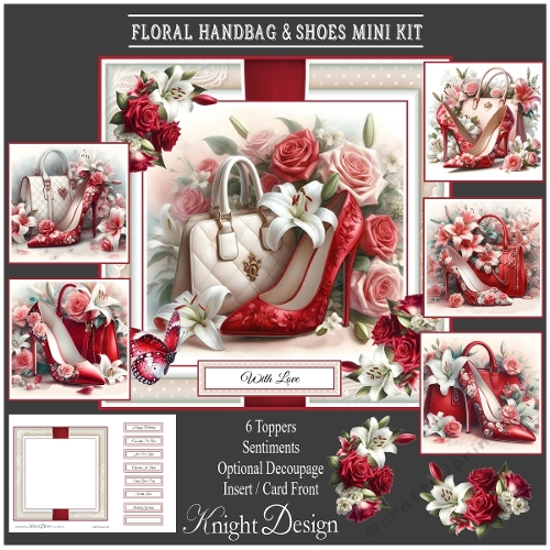Floral Handbags & Shoes Mini Kit