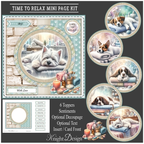 Time To Relax Mini Page Kit