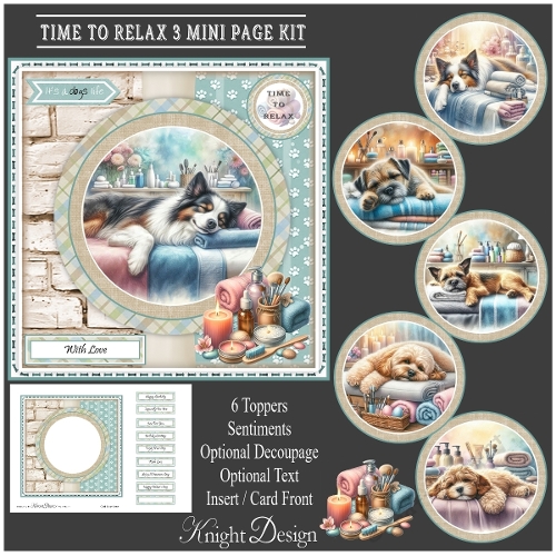 Time To Relax 3 Mini Page Kit