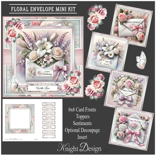 Floral Envelope Mini Kit