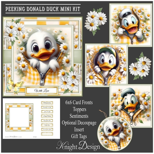 Peeking Donald Duck Mini Kit