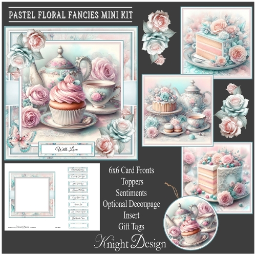 Pastel Floral Fancies Mini Kit