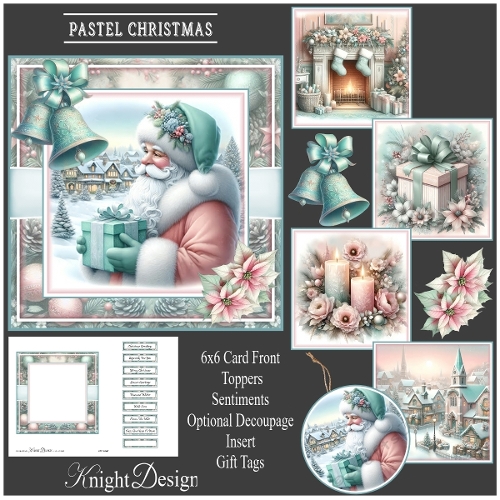 Pastel Christmas Mini Kit