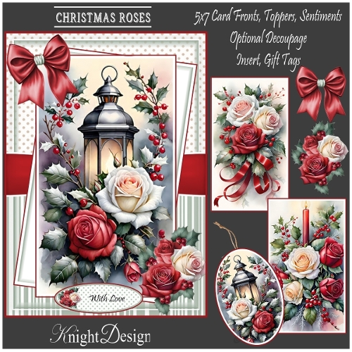 cup1382689_58488 - Christmas Roses Mini Kit