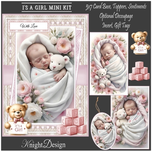 cup1383738_58488 - Its A Girl Mini Kit