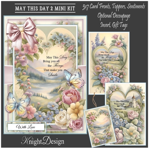 May This Day 2 Mini Kit With Set Of 3 Card Fronts
